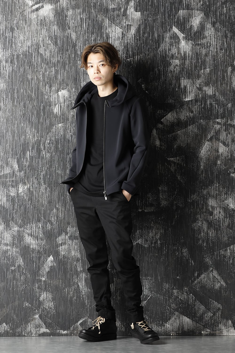 FASCINATE Limited Schoeller Cork Shell 4way Stretch Hood Jacket