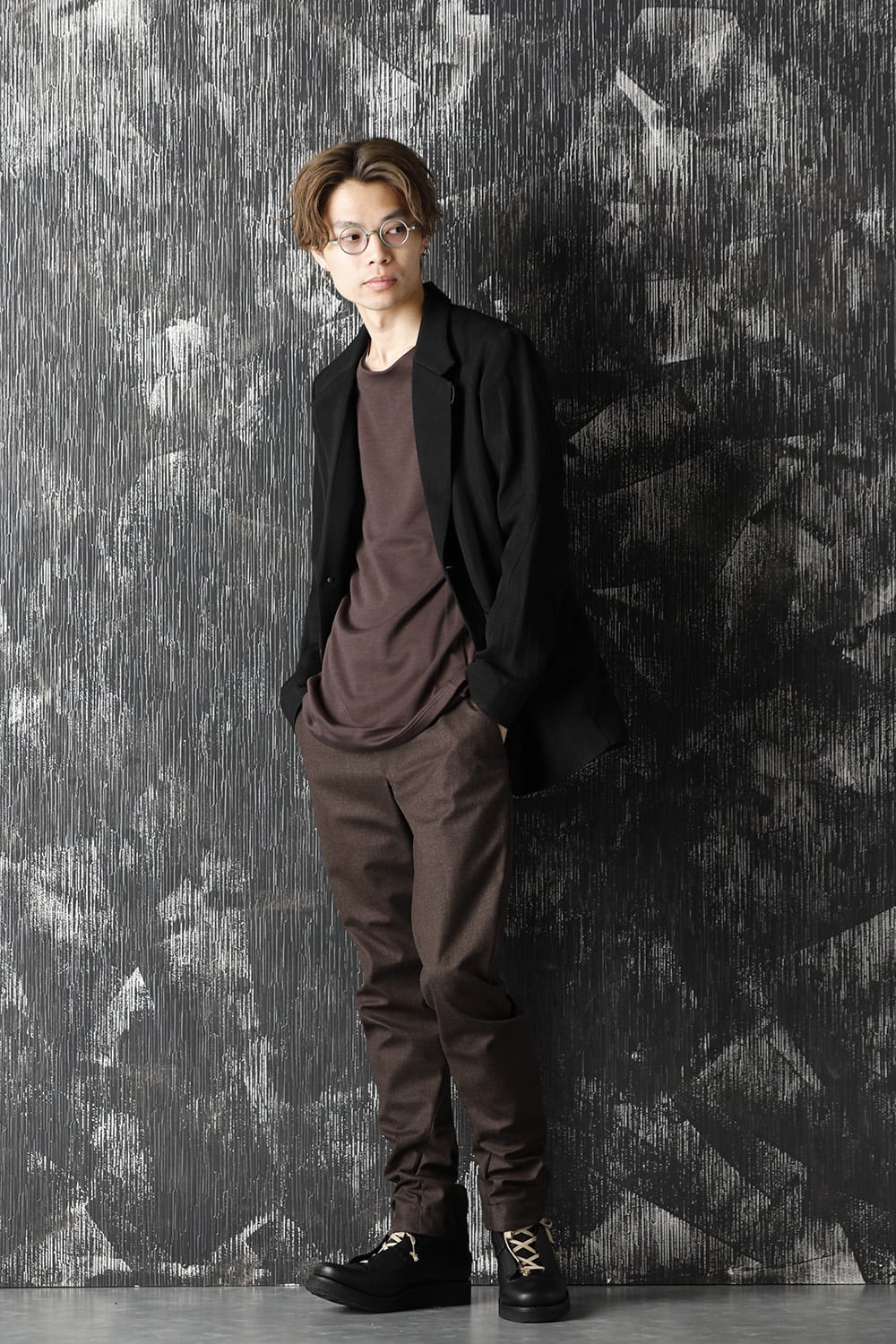 ジャケット カナパ ウール ソフト ギャバジン 