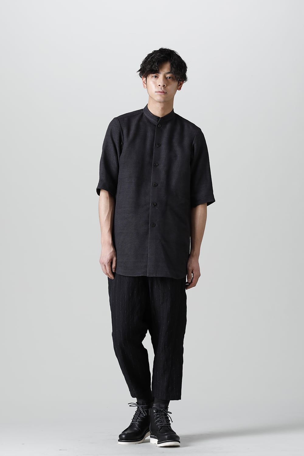 Short sleeve shirt wild silk