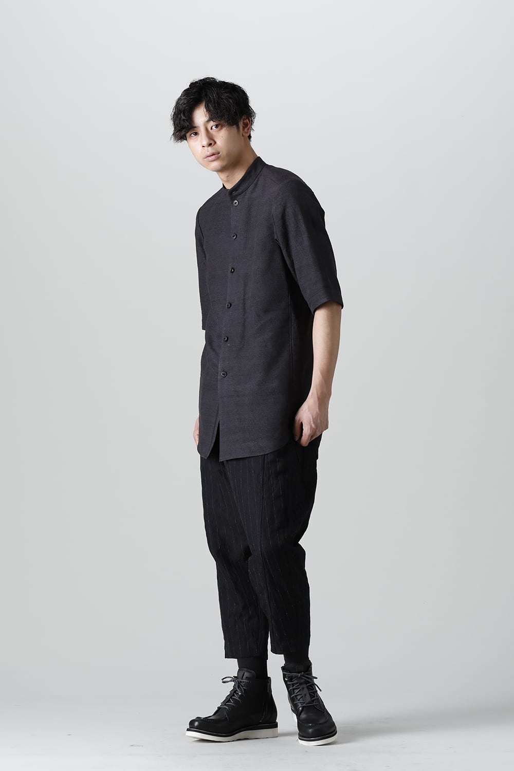 Short sleeve shirt wild silk