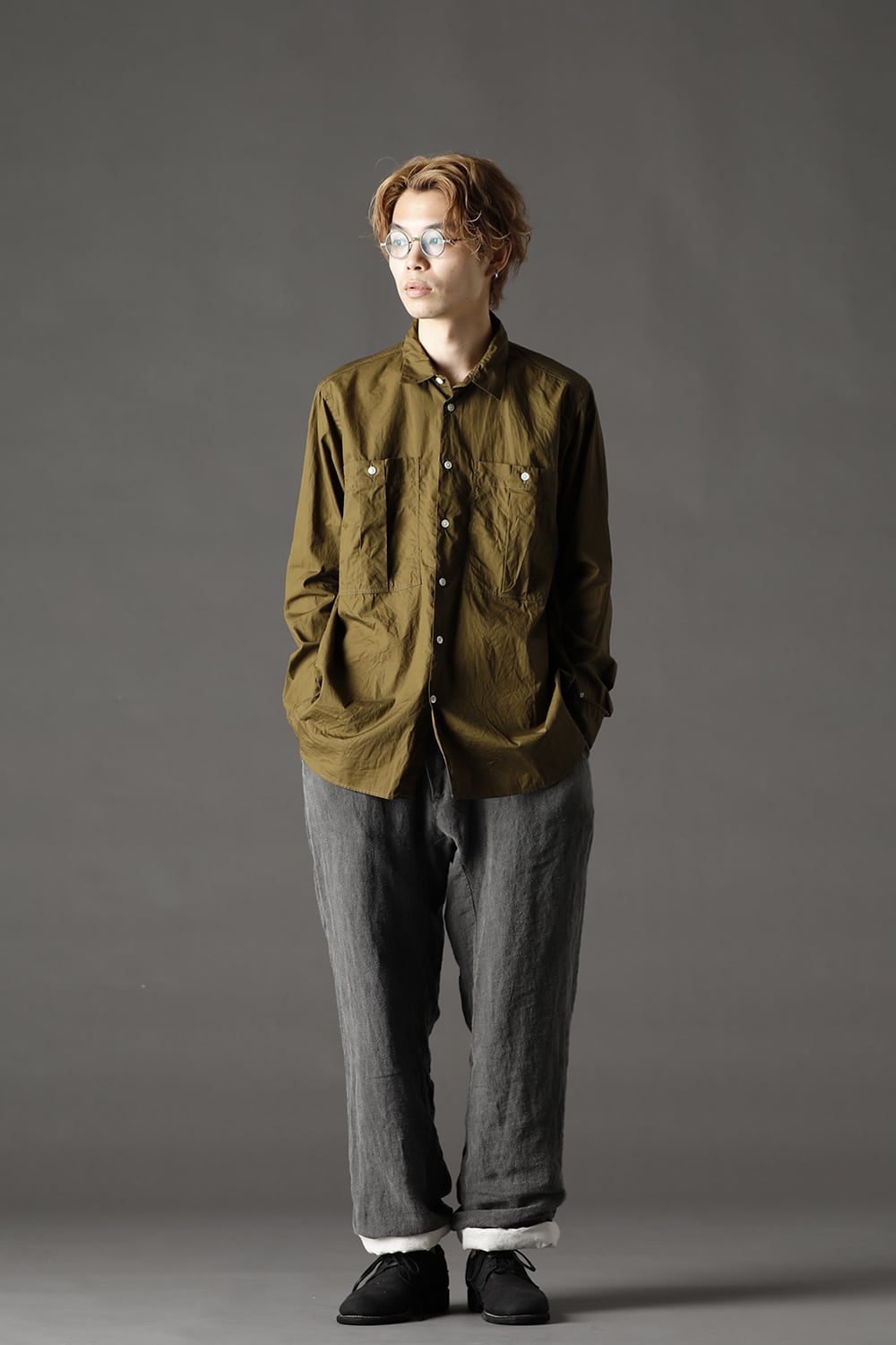 Big Pocket Shirts Olive