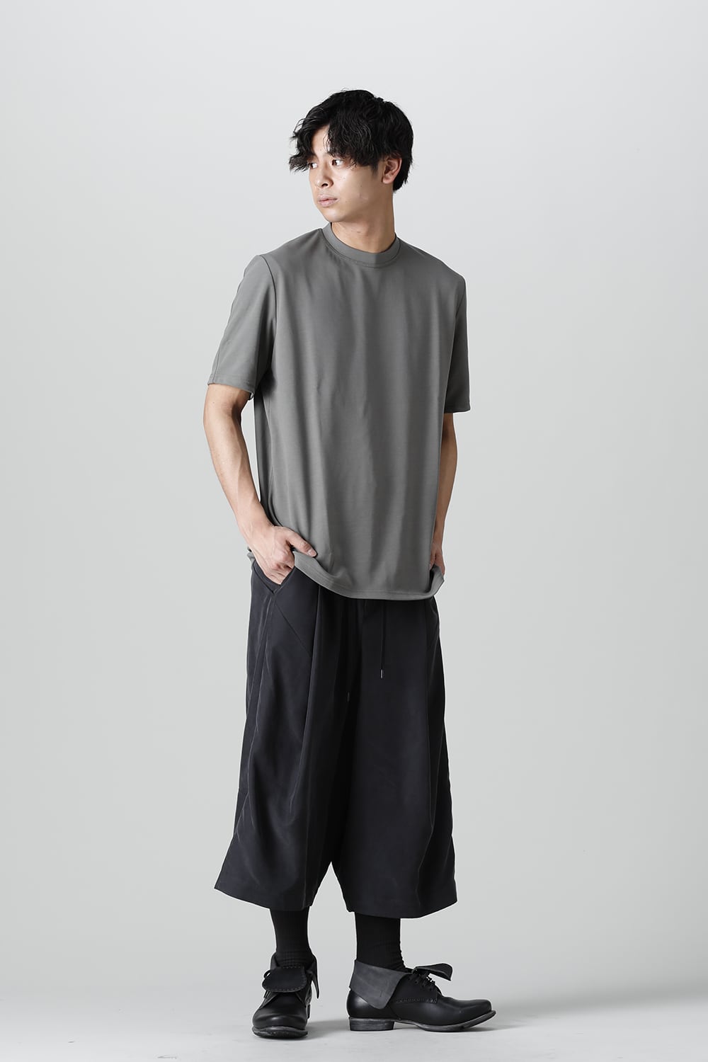 Short sleeve loose fit soft jersey  Slate Gray