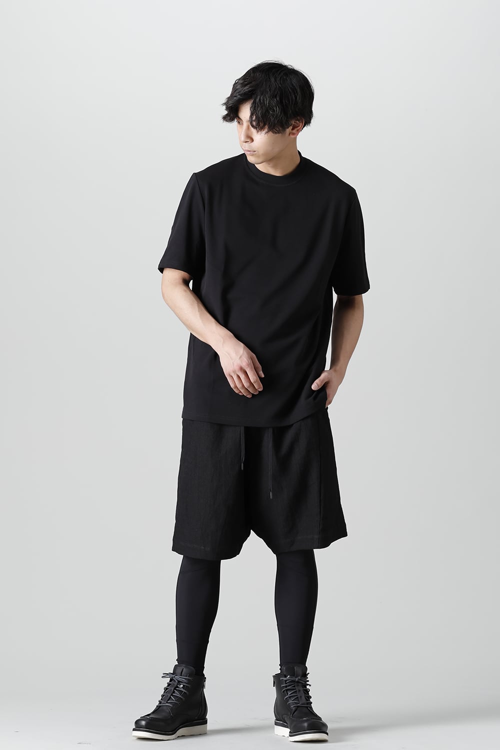 Short sleeve loose fit soft jersey  Black