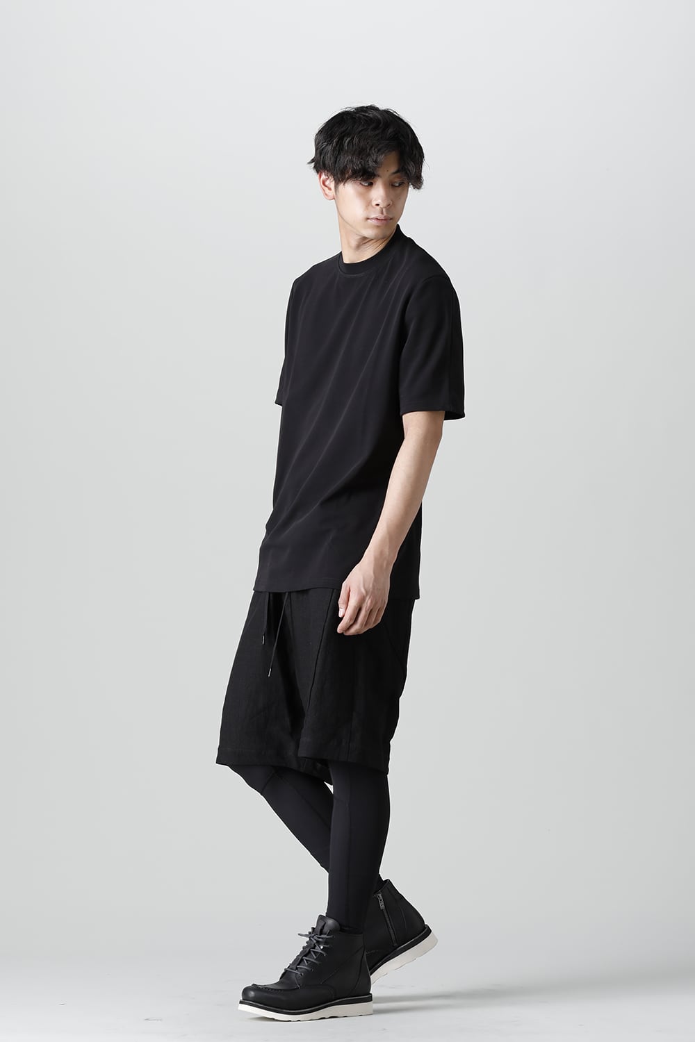 Short sleeve loose fit soft jersey  Black