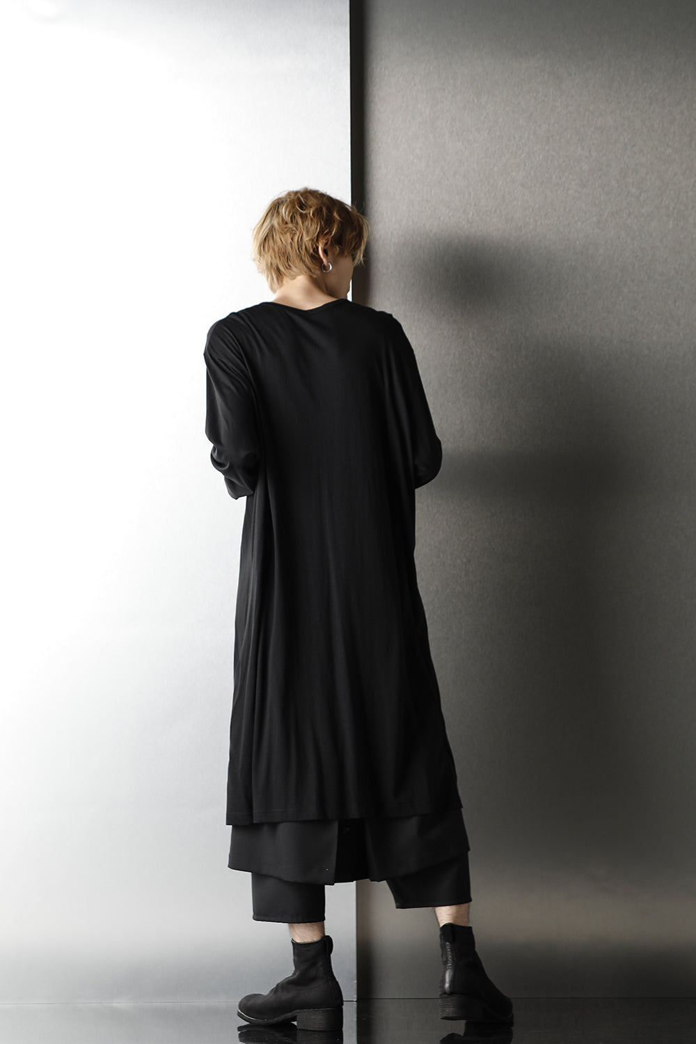 Double collar long Cut Sew