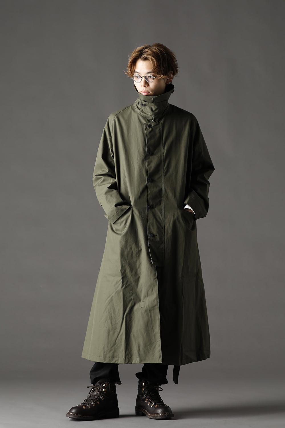 Ventile Long Coat AVOIR Olive