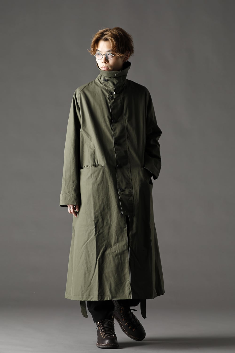 Ventile Long Coat AVOIR Olive