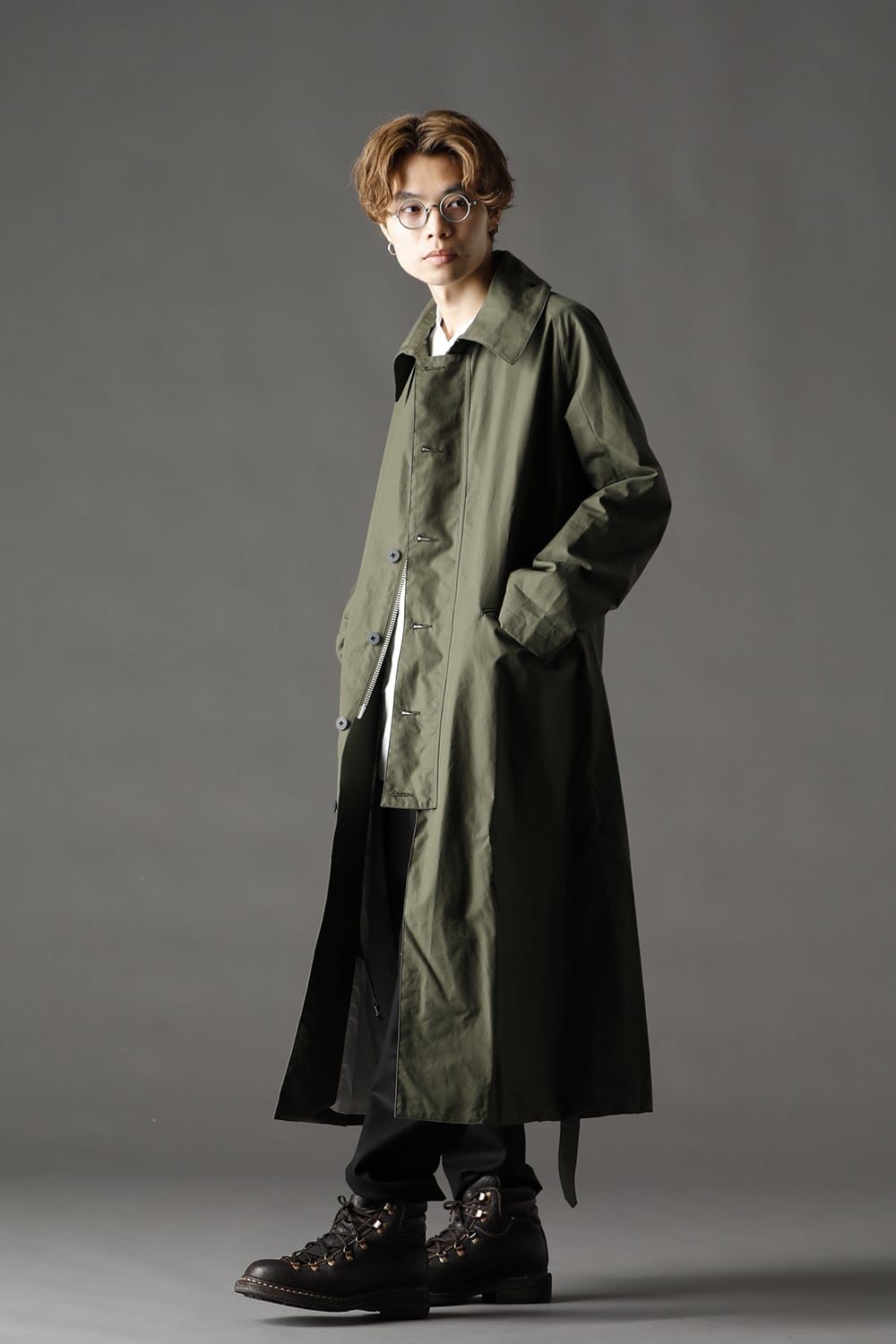 Ventile Long Coat AVOIR Olive