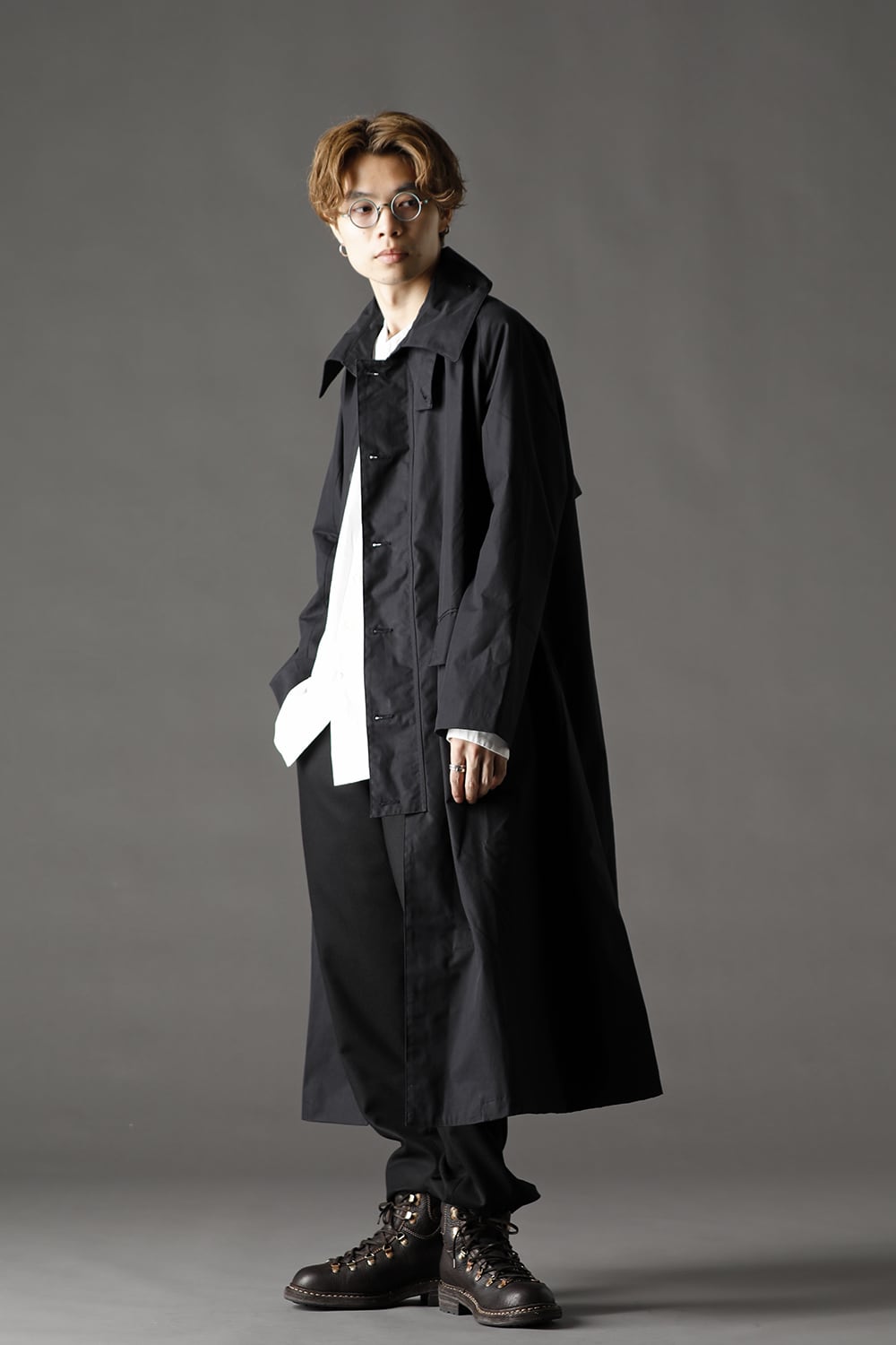 Ventile Long Coat AVOIR Black