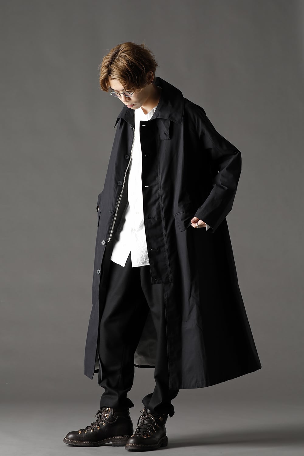 Ventile Long Coat AVOIR Black