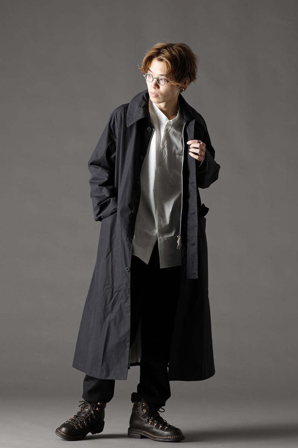 Ventile Long Coat AVOIR Black