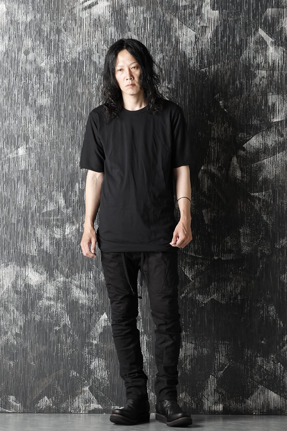 ドロップクロッチ カーブスリムパンツ