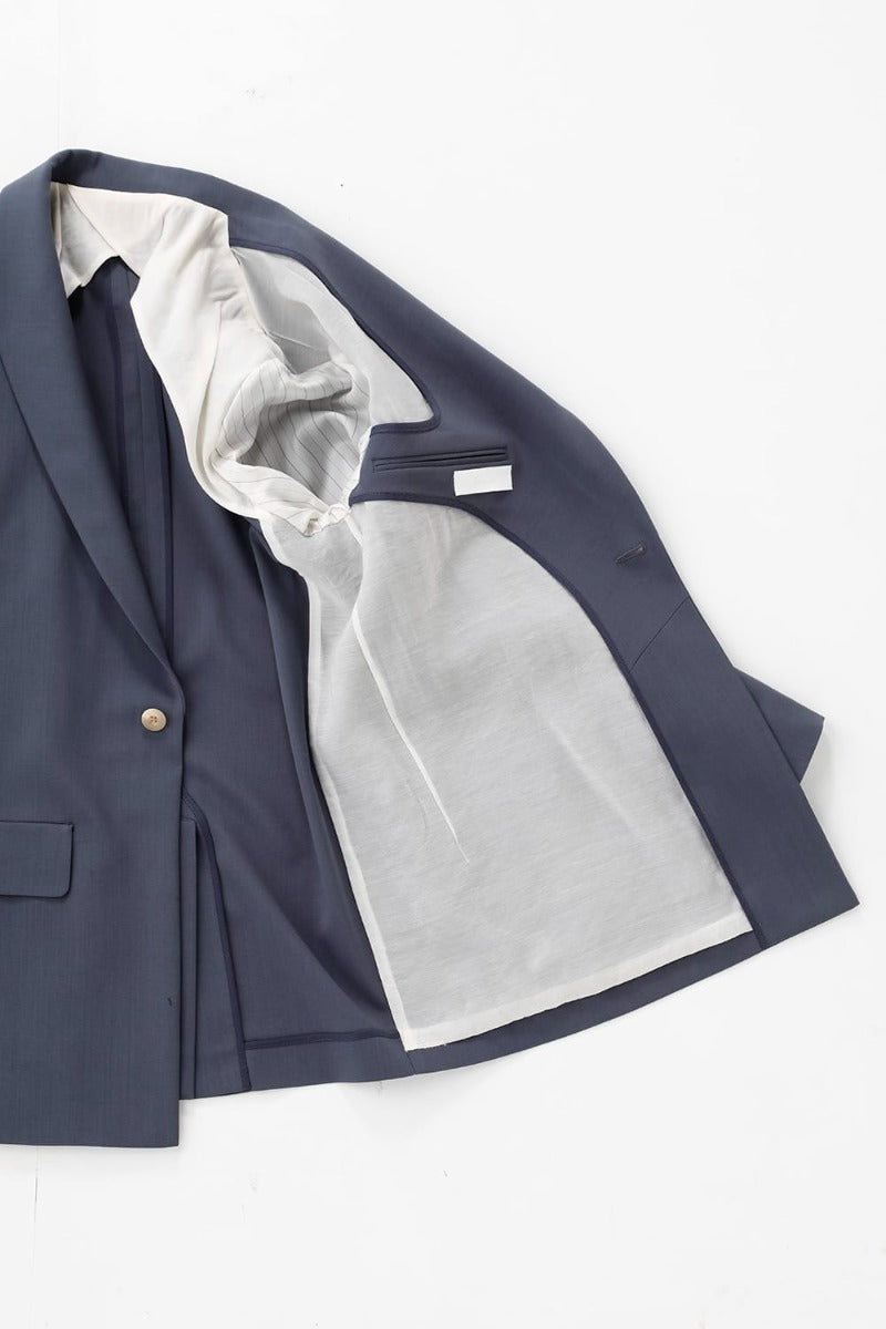 Modified Shawl Collar Jacket (polyester wool)