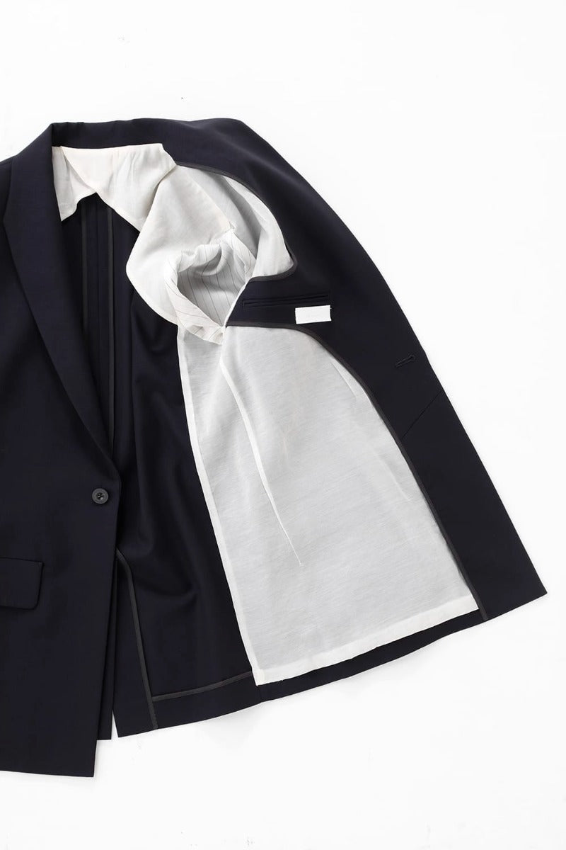 Modified Shawl Collar Jacket (cool wool)