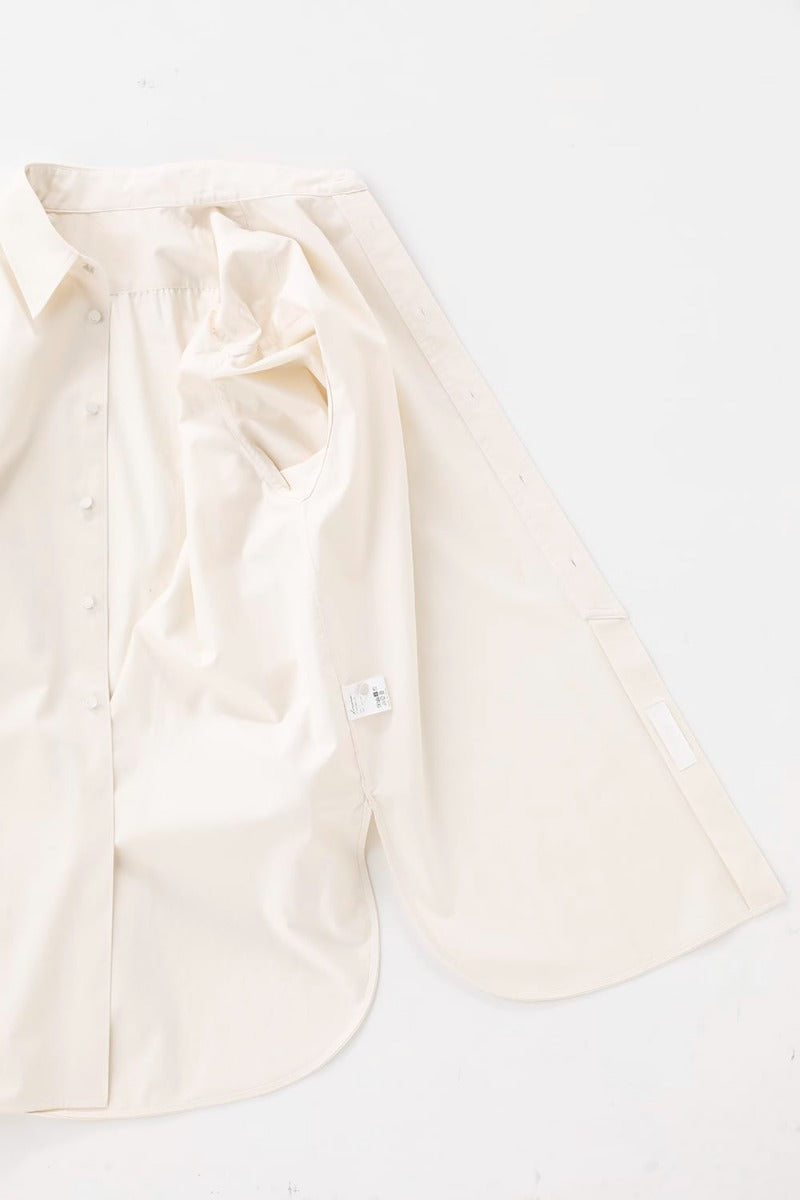 Middle Length Shirt Ivory
