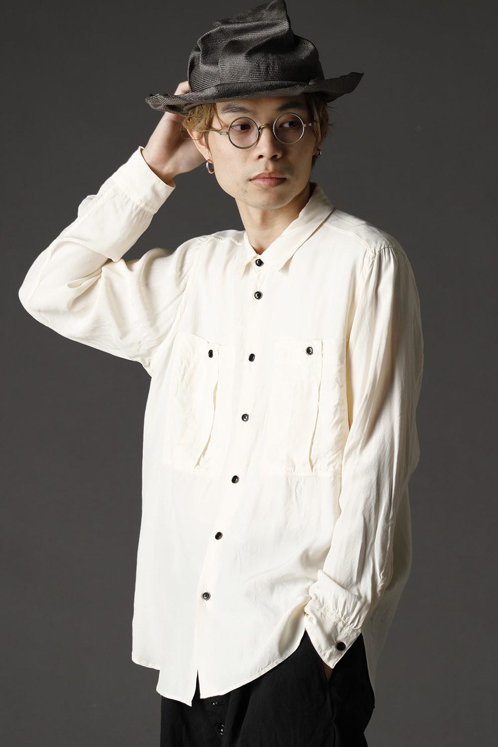 SH-035 Rayon Pocket shirt