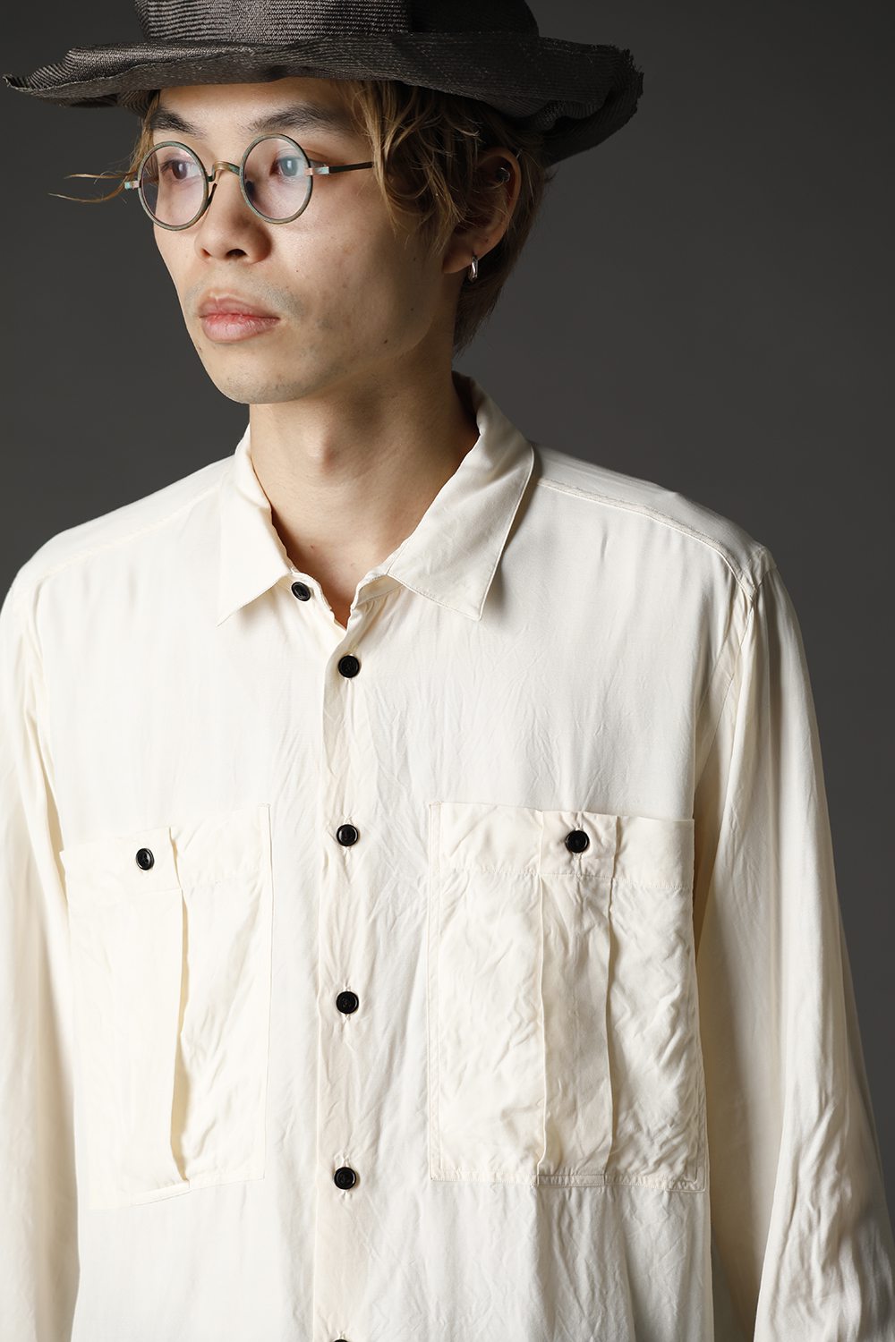 SH-035 Rayon Pocket shirt