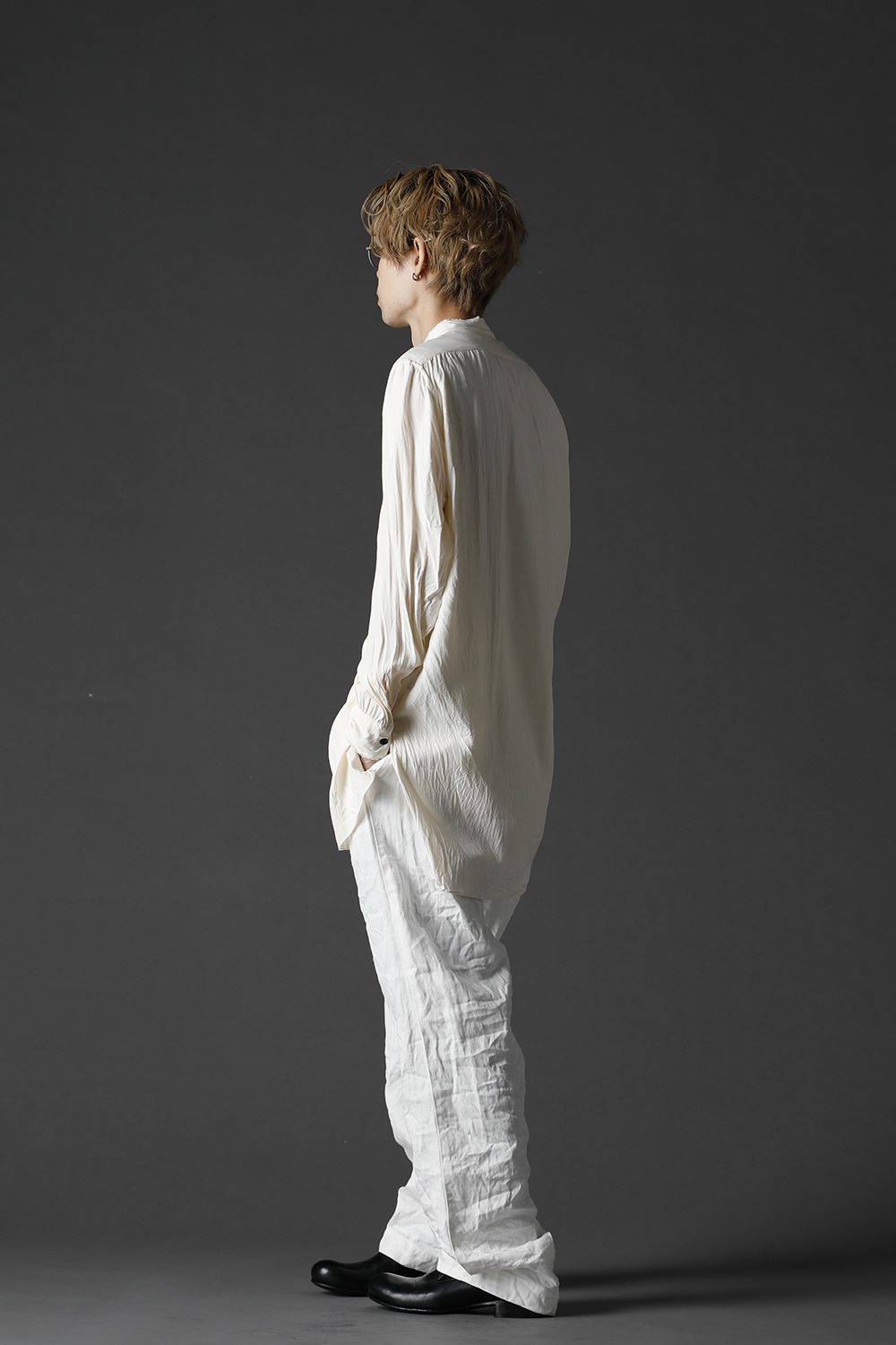 SH-021 Rayon Stand collar shirt