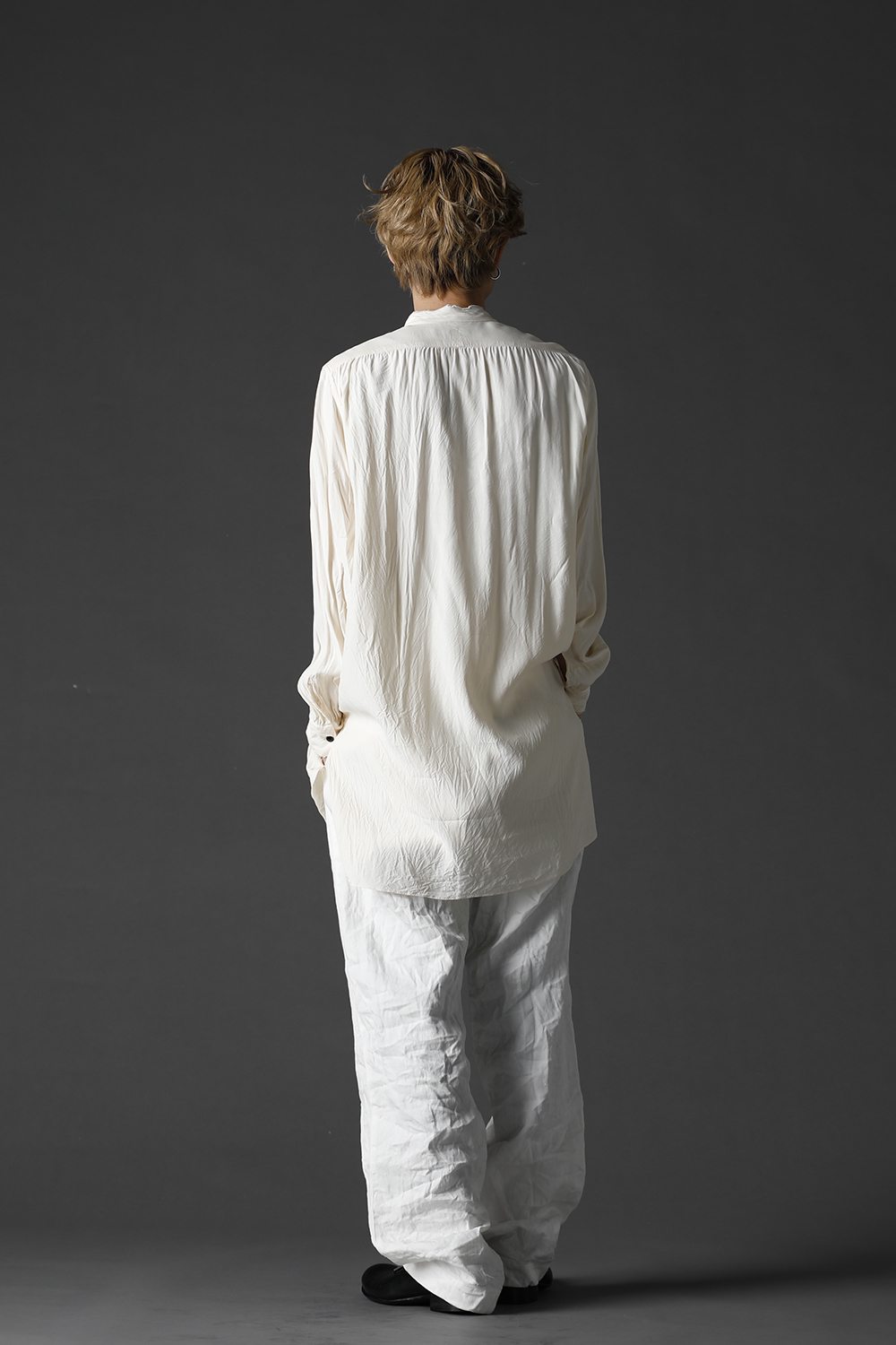 SH-021 Rayon Stand collar shirt