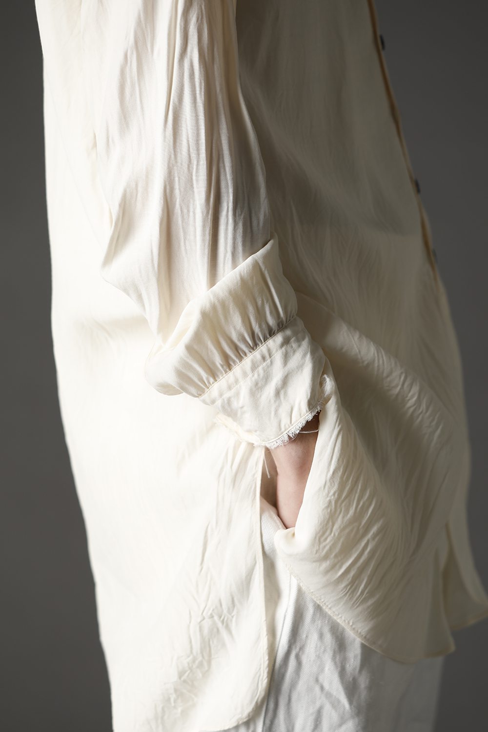 SH-021 Rayon Stand collar shirt