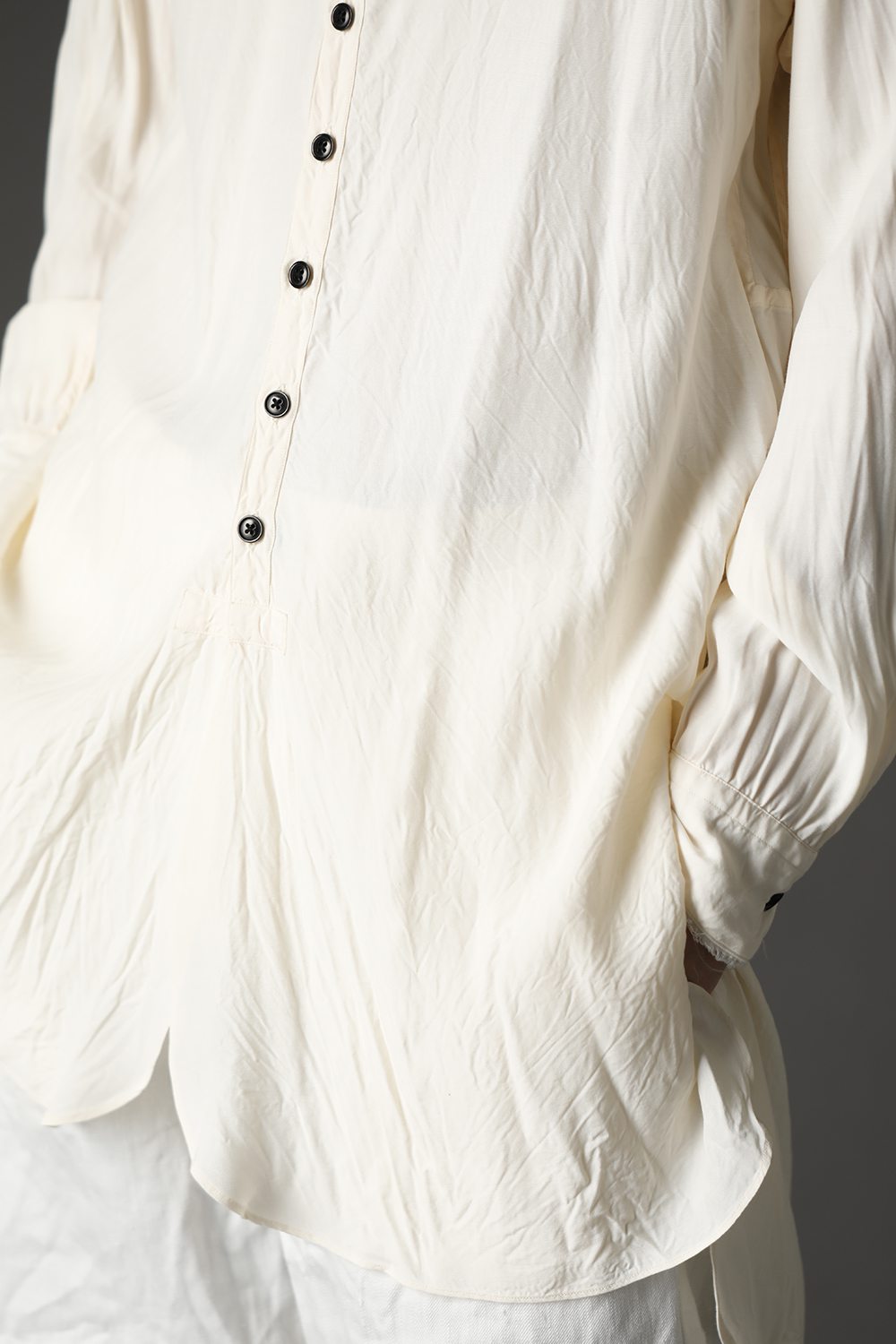 SH-021 Rayon Stand collar shirt