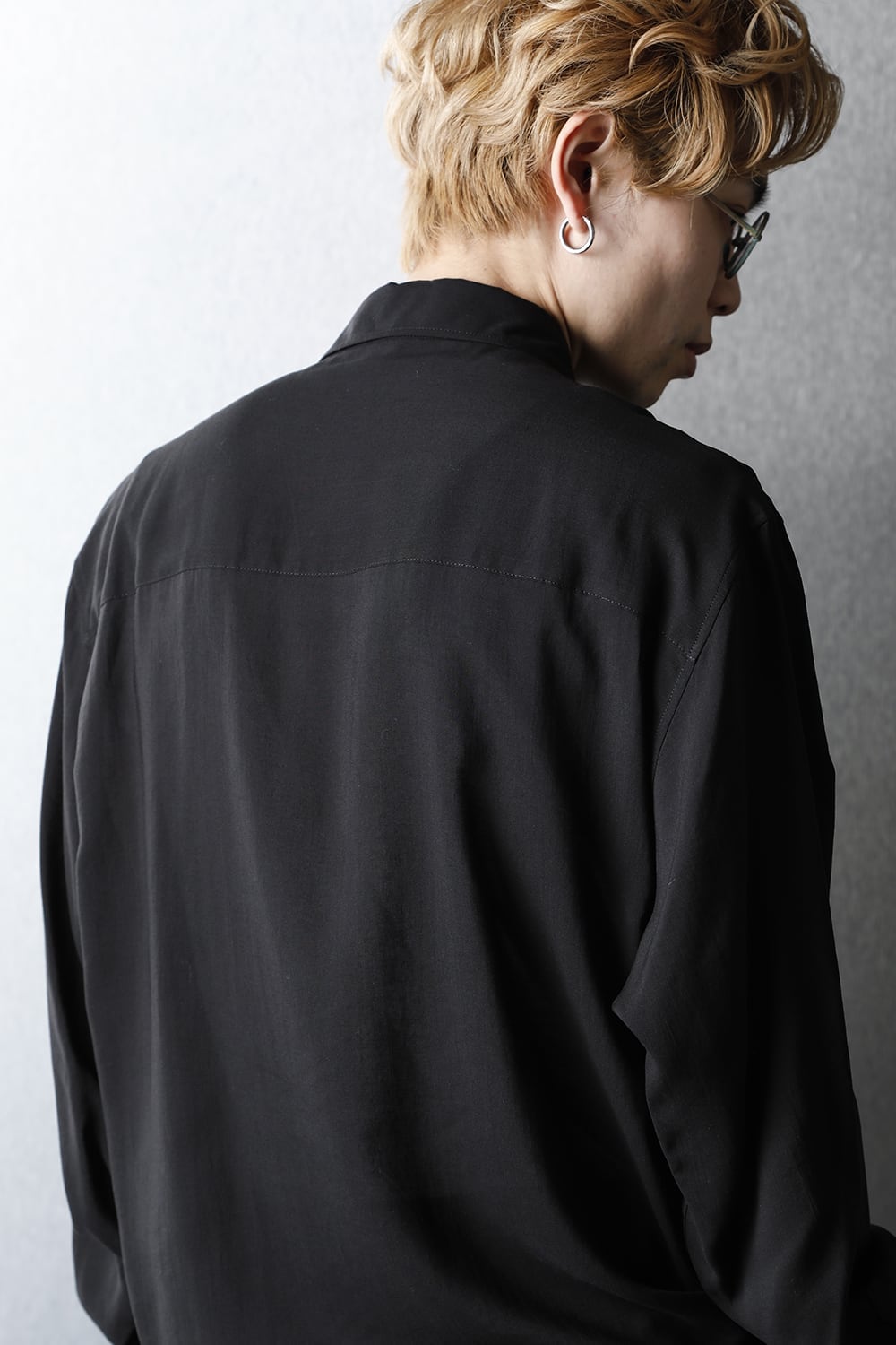 Left Double tencel Blouse