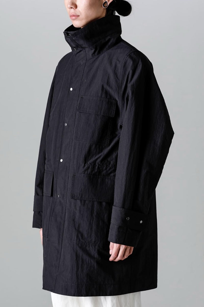 Stand Collar Zip Coat