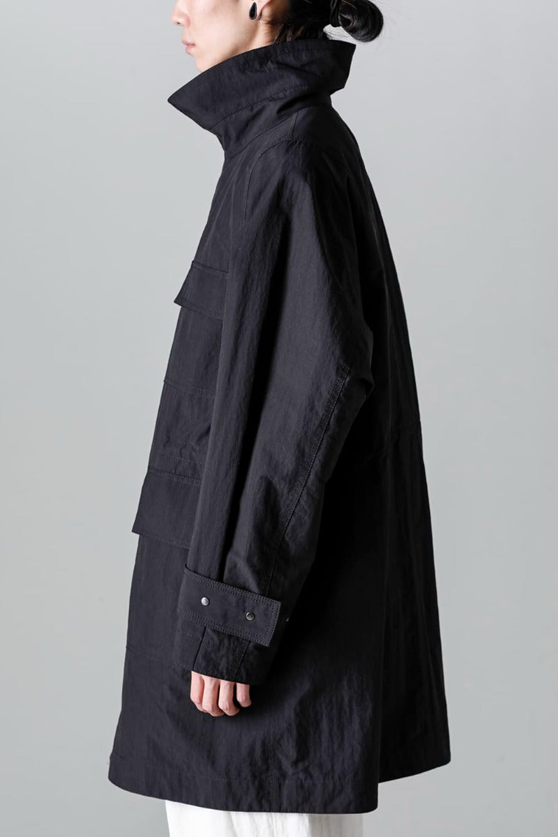 Stand Collar Zip Coat