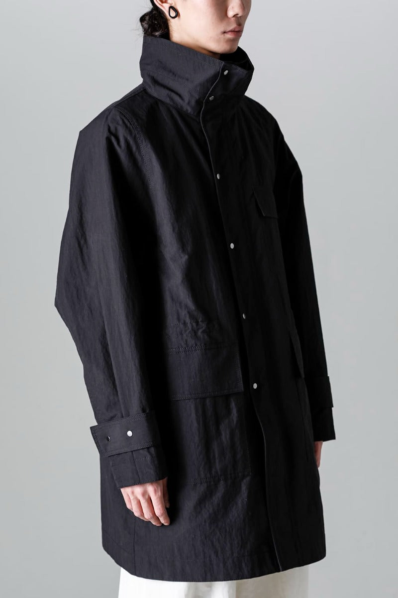 Stand Collar Zip Coat