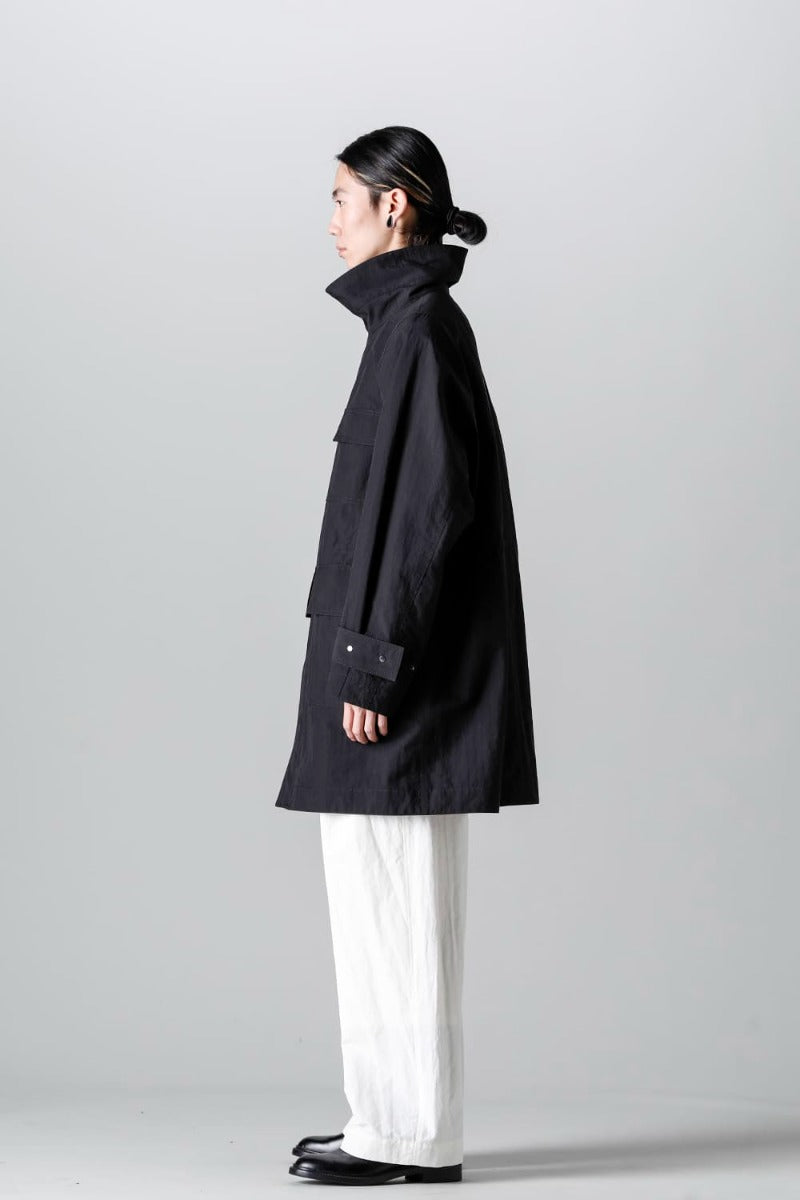 Stand Collar Zip Coat