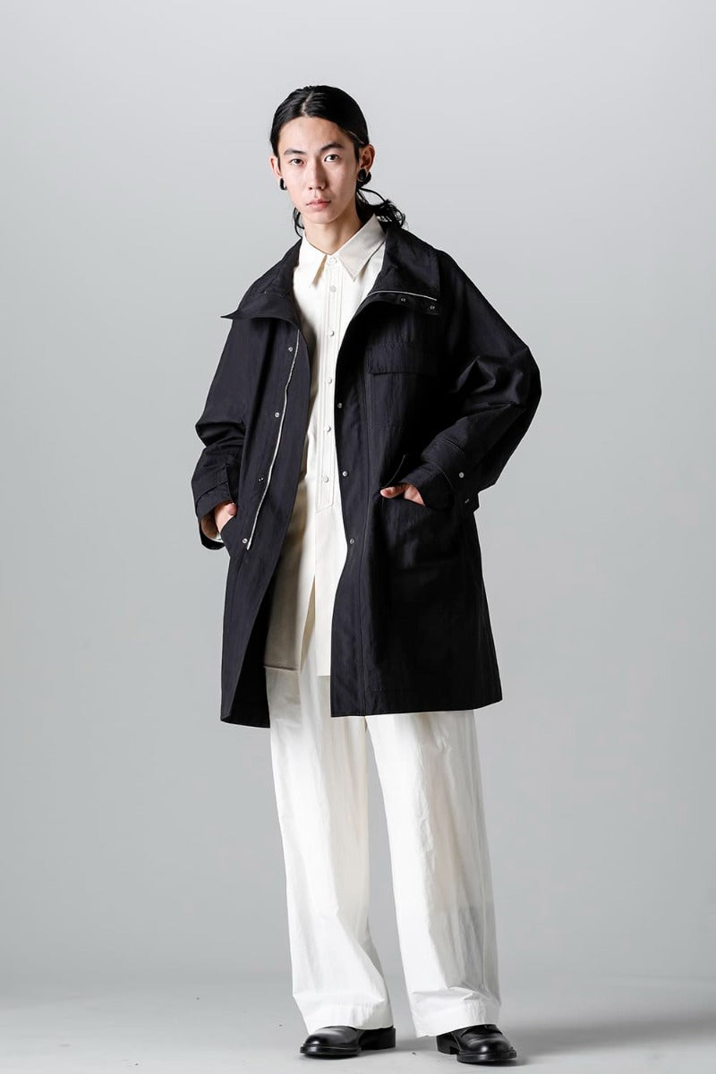 Stand Collar Zip Coat