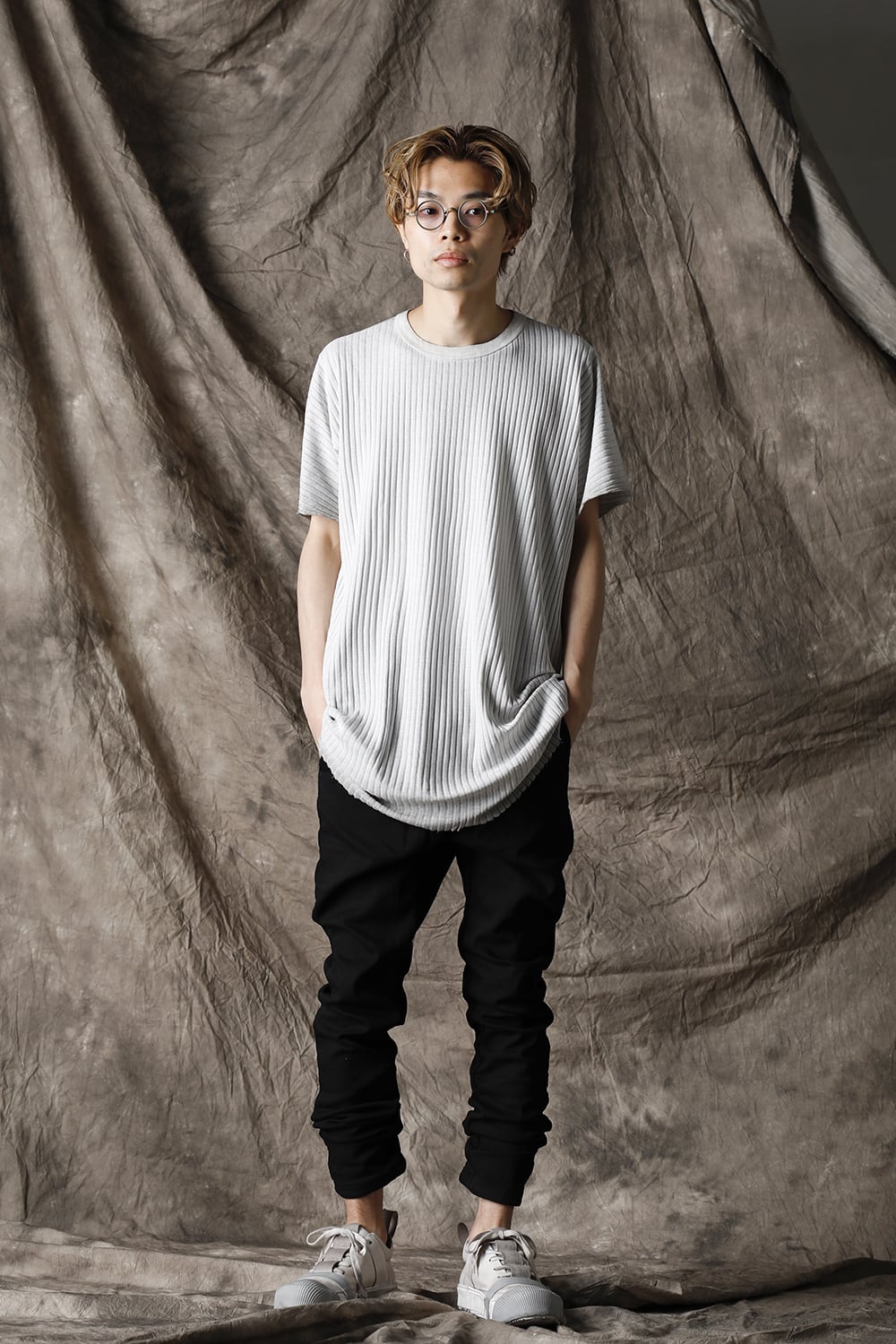 ONE PIECE TS REGULAR FIT - Faded Light Grey