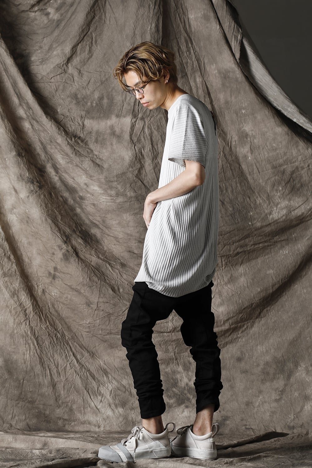 ONE PIECE TS REGULAR FIT - Faded Light Grey