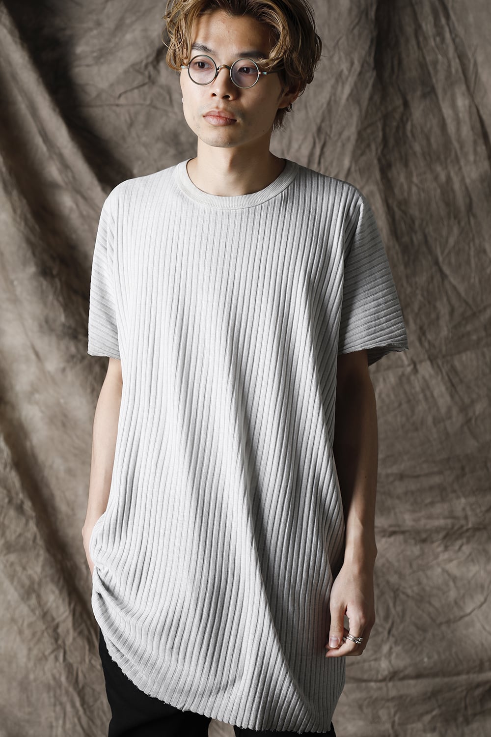 ONE PIECE TS REGULAR FIT - Faded Light Grey