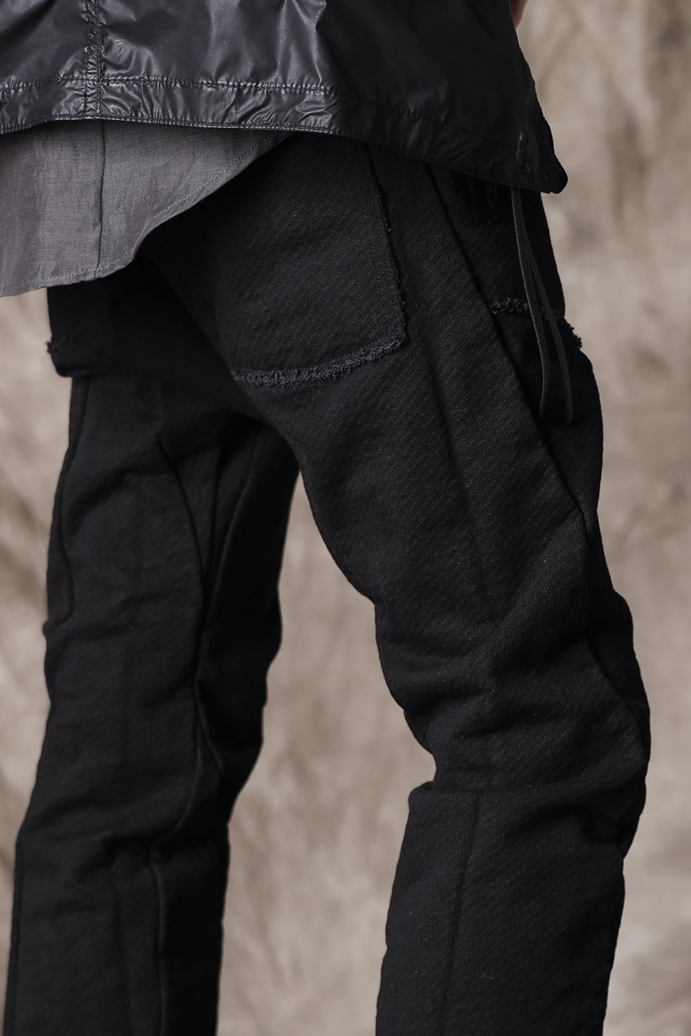 Heavy Cotton Jersey Drop Crotch Easy Pants