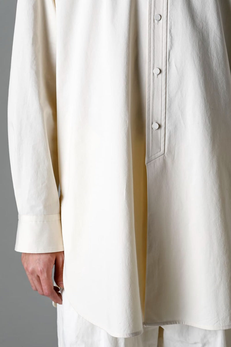Middle Length Shirt Ivory