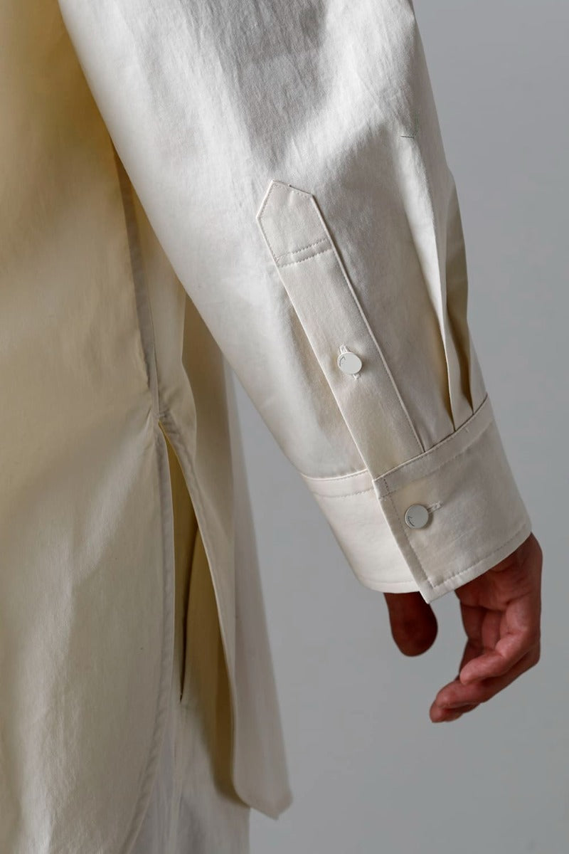 Middle Length Shirt Ivory
