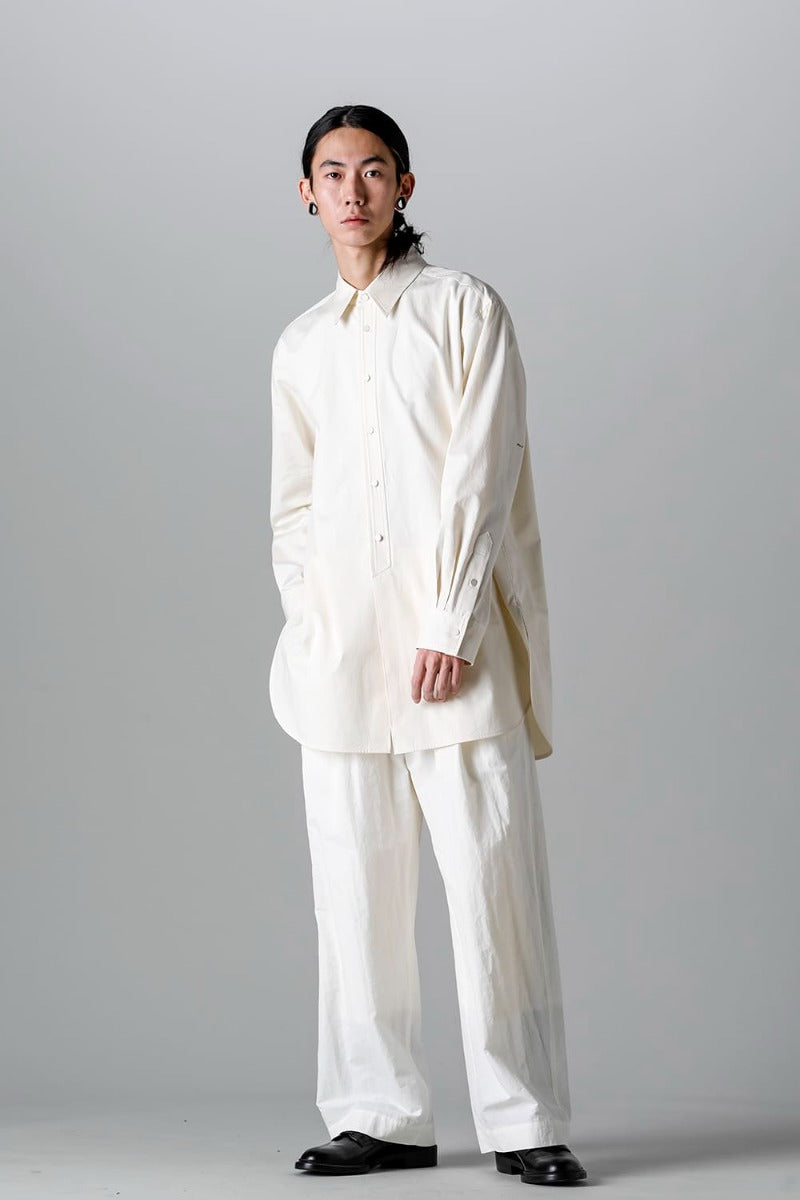 Middle Length Shirt Ivory