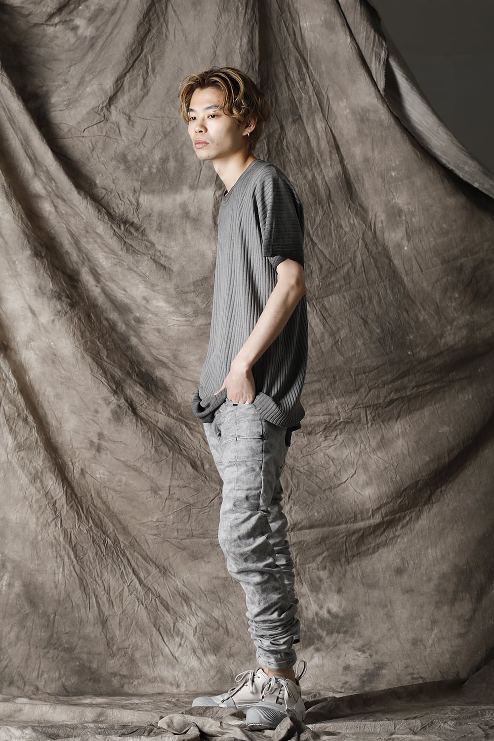 ONE PIECE TS REGULAR FIT - Faded Dark Grey