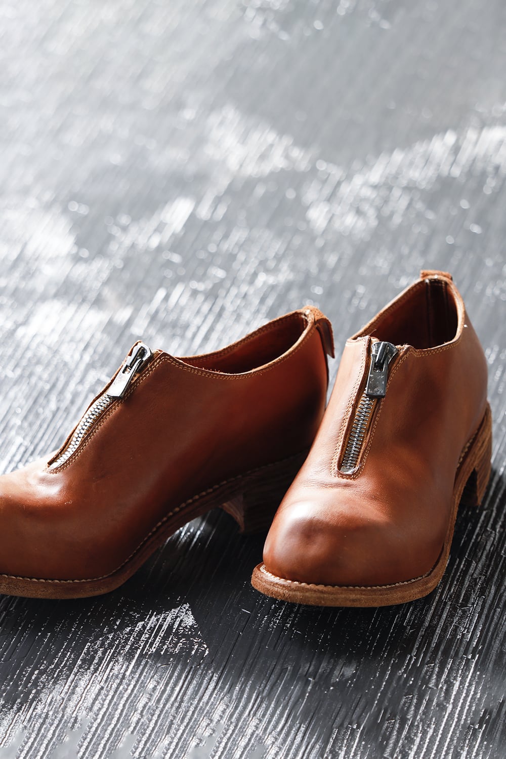 Orthopaedic Decollete Shoes Double Sole Horse Full Grain - PL0FZ - CV58T