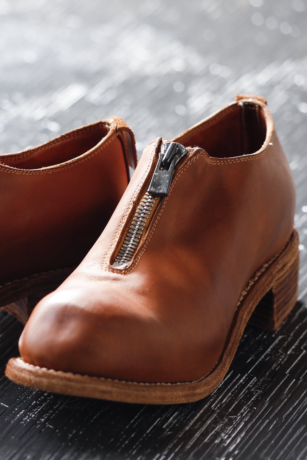 Orthopaedic Decollete Shoes Double Sole Horse Full Grain - PL0FZ - CV58T