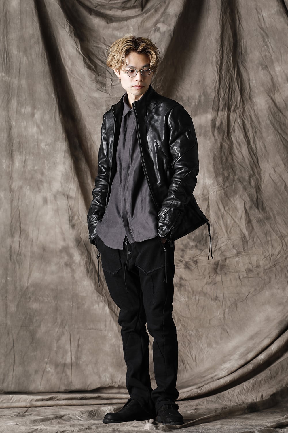 Heavy Cotton Jersey Drop Crotch Easy Pants