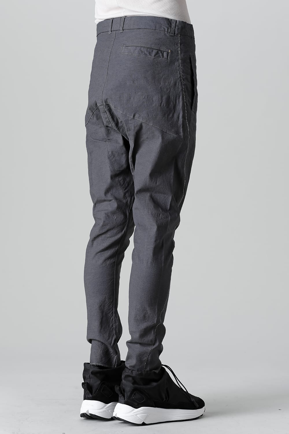 リネンジャージー ソリッド Graphite Gray