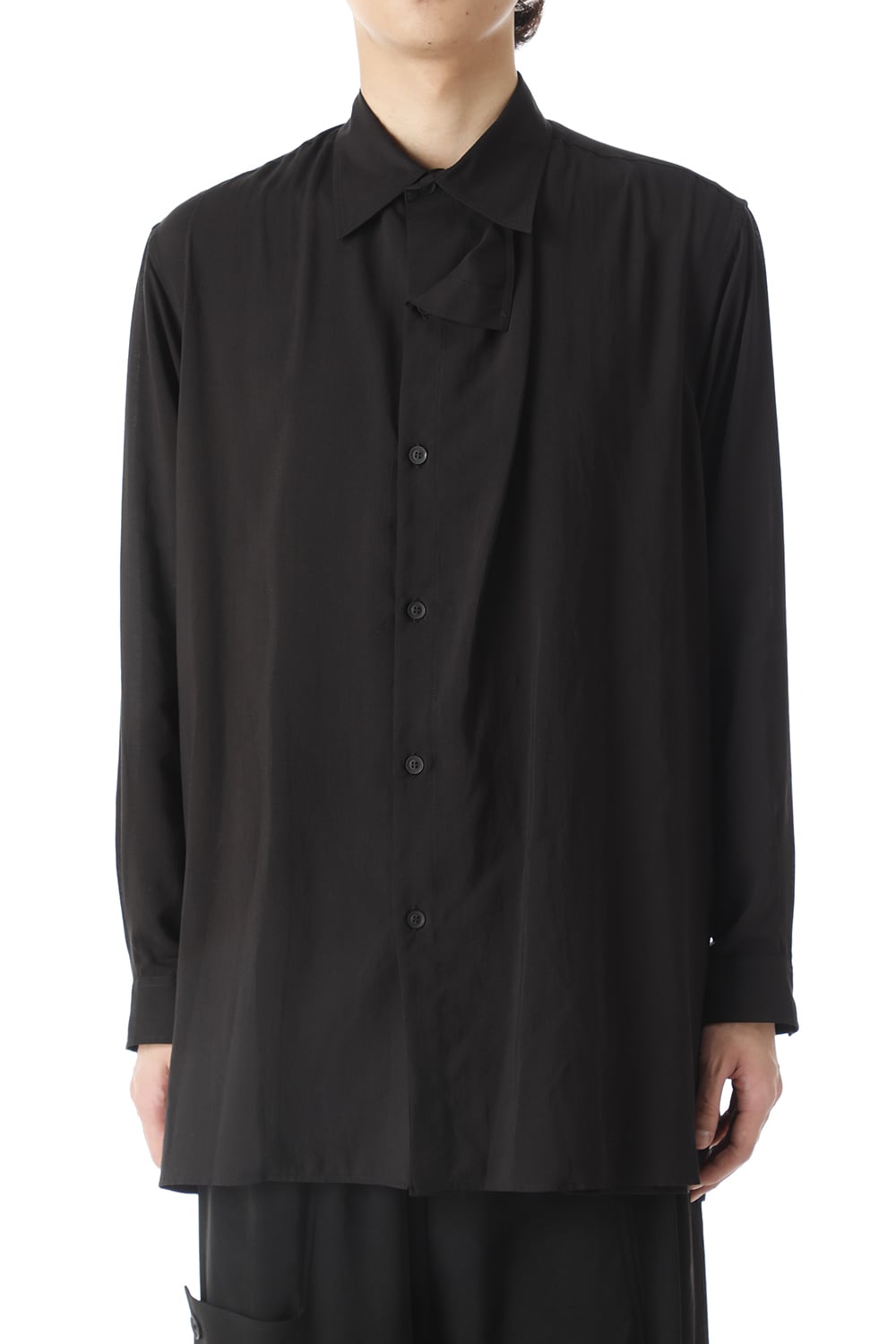 Left Double tencel Blouse