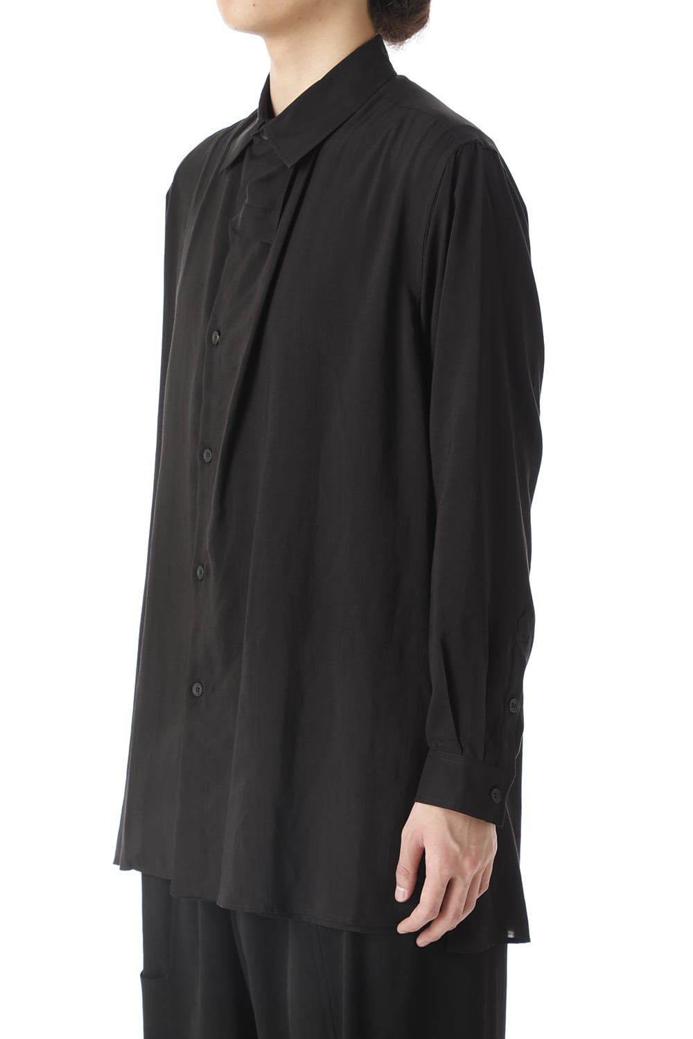 Left Double tencel Blouse