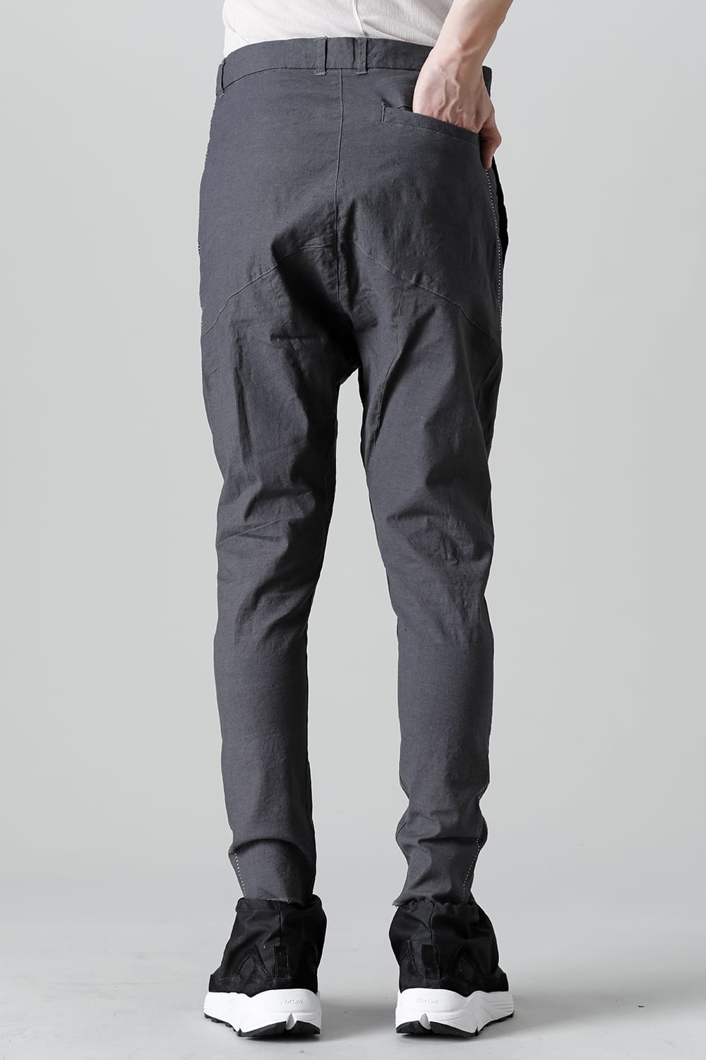 リネンジャージー ソリッド Graphite Gray