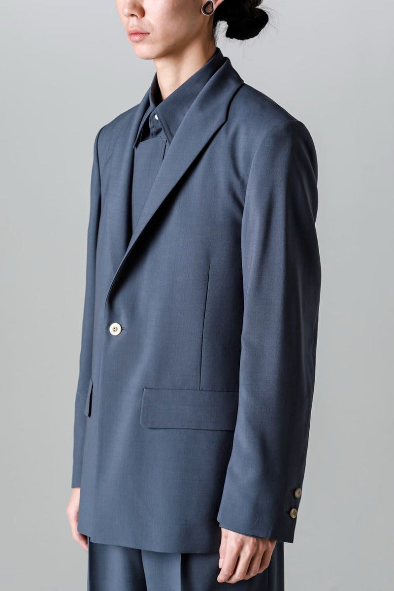 Modified Shawl Collar Jacket (polyester wool)