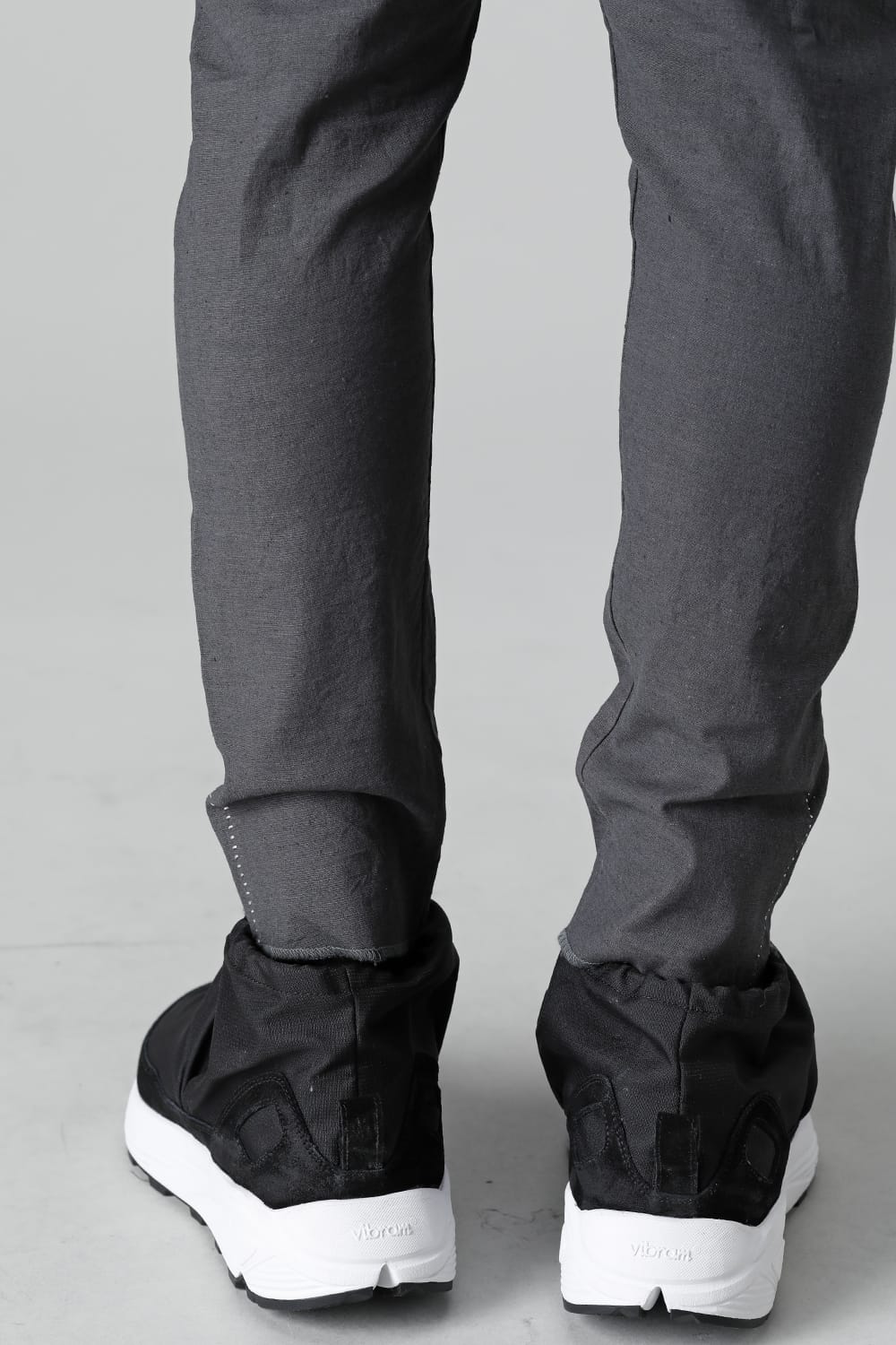 リネンジャージー ソリッド Graphite Gray