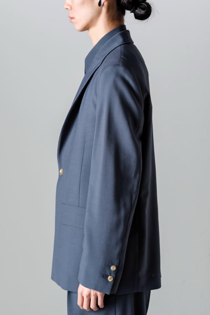 Modified Shawl Collar Jacket (polyester wool)