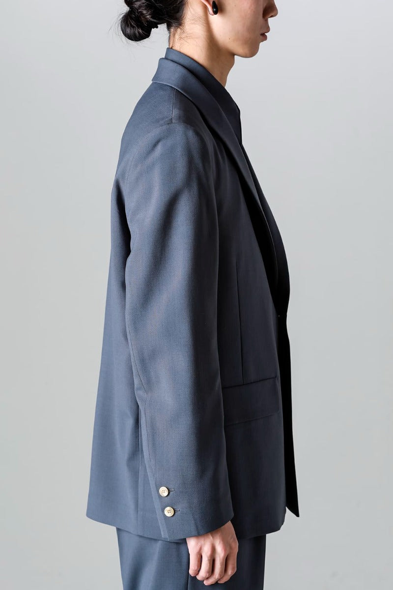 Modified Shawl Collar Jacket (polyester wool)